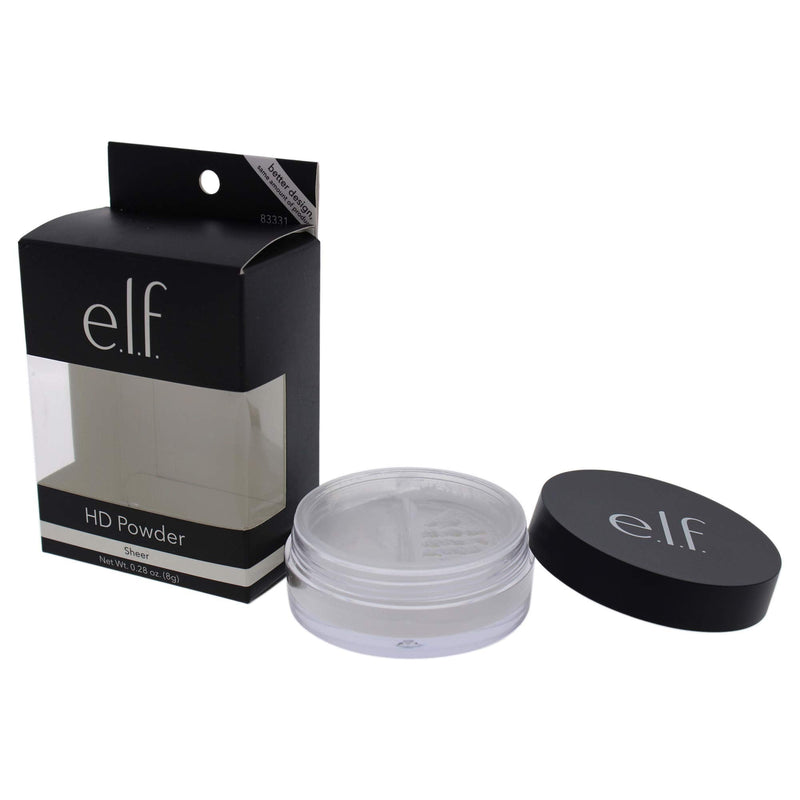 e.l.f. High Definition Powder, Loose Powder, Lightweight, Long Lasting, Creates Soft Focus Effect, Masks Fine Lines and Imperfections, Sheer, Radiant Finish 8g - NewNest Australia