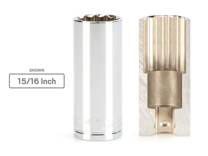 TEKTON 1/2 Inch Drive x 1 Inch Deep 12-Point Socket | SHD23225 1 in. - NewNest Australia