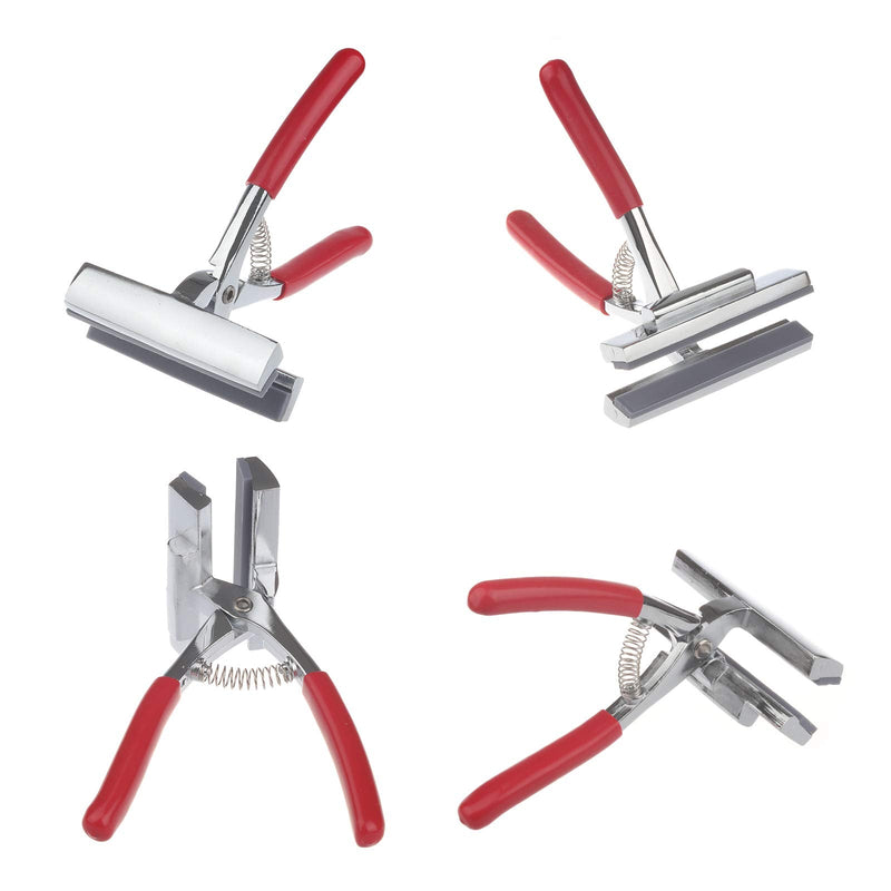 Timsec Canvas Stretcher Pliers, Upholstery Staple Remover and Tack Puller Tool Combo, Professional Canvas Pliers with Spring Return Handles, 4-3/4" Wide Grip, for Stretching Clamp Art Oil Painting - NewNest Australia