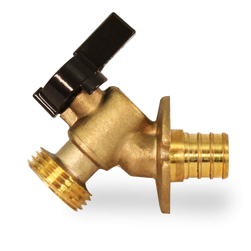 Midline Valve 69564Q Quarter Turn Sillcock Hose Bibb 3/4 in. Pex Inlet x MHT Outlet, Cast Brass, 3/4 3/4 - NewNest Australia