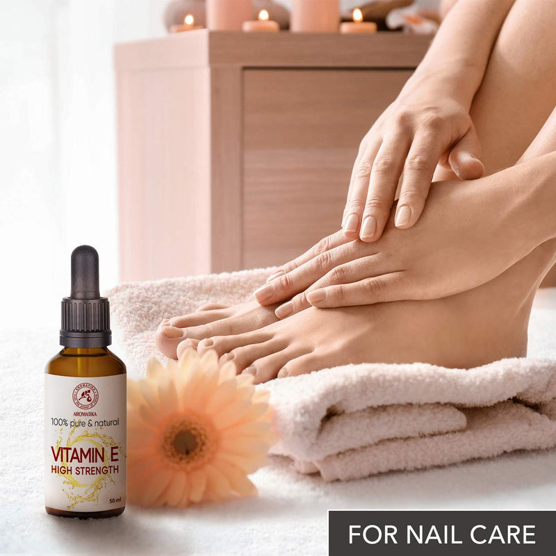 Vitamin E oil highly concentrated 50 ml - Vitamin E strong for face and body care - Tocopherol - Highly concentrated Vitamin E drops for Vitamin E oil - Natural antiaging Vitamin E - hair care - NewNest Australia