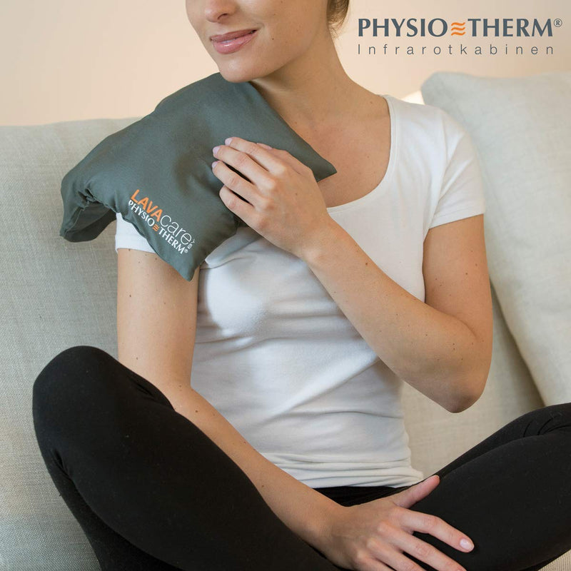 Physiotherm® LAVAcare classic heat cushion • Lava cushion with lava sand for relaxation • Suitable as a heating and cooling cushion • Warm up in the microwave or oven • Cover made of 100% cotton classic - NewNest Australia