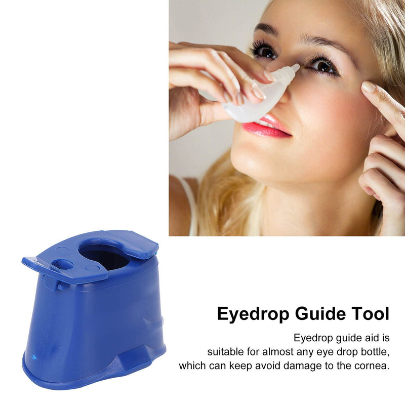 Eye Drop Applicator, Eye Drop Dispenser Aid, Portable Eyedrop Guide Aids Bottle Holder Tool for Elderly Children and Blind People (Suitable for Almost Any Eye Drop Bottle) - NewNest Australia