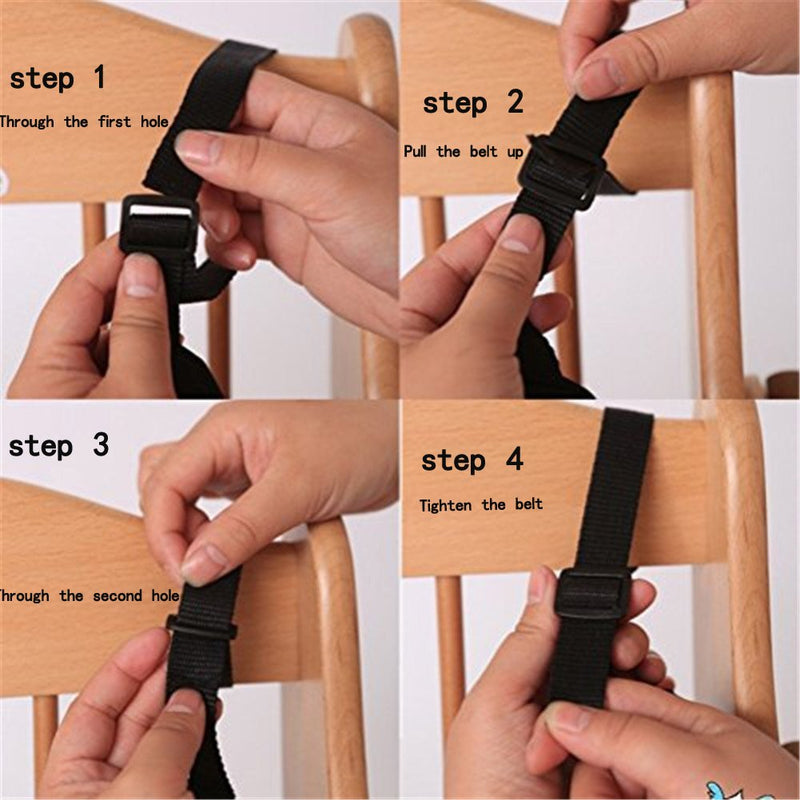 High Chair Straps, 5 Point Harness, Harness for High Chair, High Chair Harness,Universal Baby Safe Belt Holder Replacement for Wooden High Chair - NewNest Australia