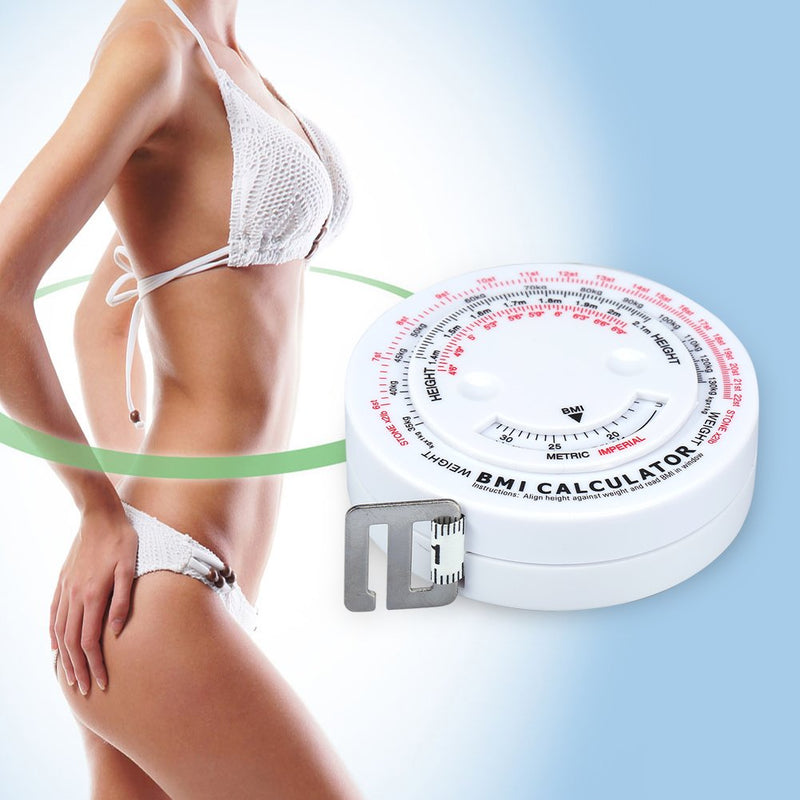 Fat tape measure, retractable BMI tape measure for accurate measurement of body mass index at the waist, body tape measure with BMI calculator - NewNest Australia