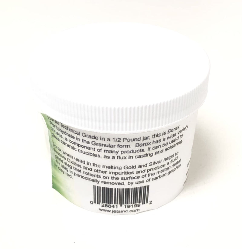 Borax 1/2 Pound Container Melting Flux 8 Oz. To Glaze Crucible Dishes for Gold Silver Jewelry by JTS - NewNest Australia