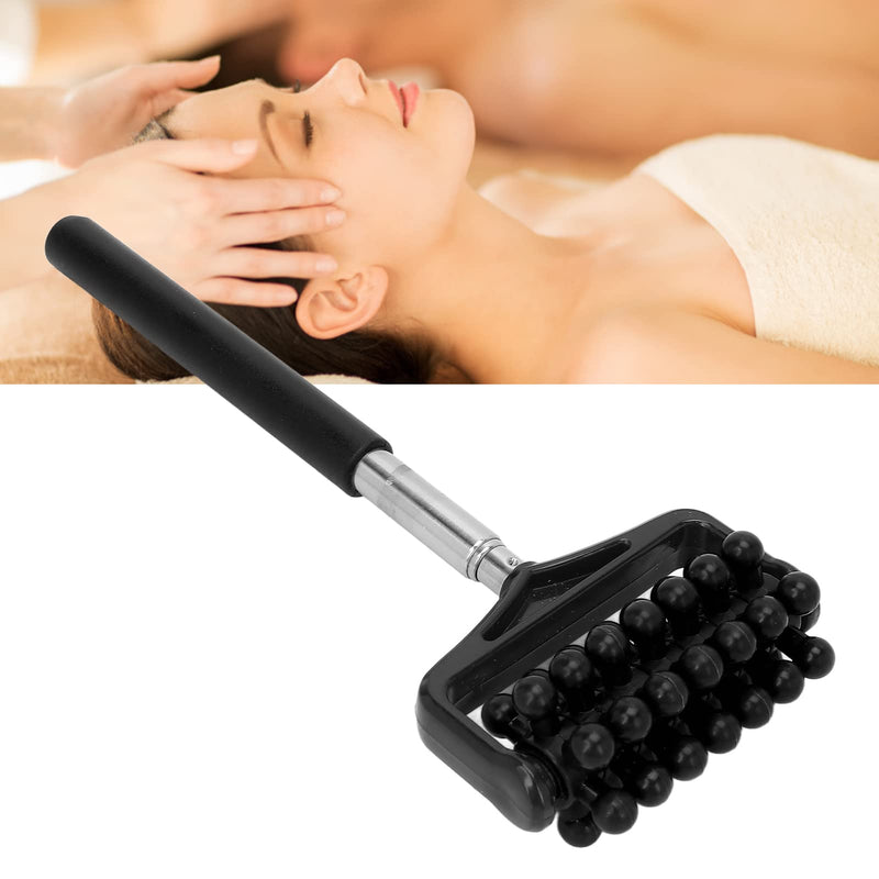 Telescopic Back Massager, Massage Roller, Men Women Massage Roller Stick Manual Massager For Massage And Relaxation, Relieves Body Muscle Fatigue And Pain (Black) - NewNest Australia