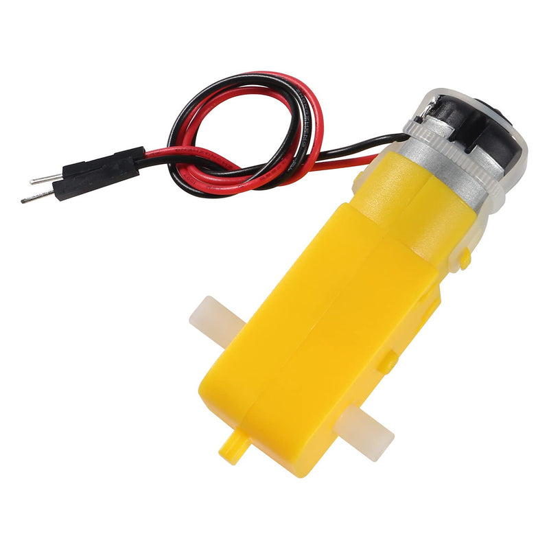Dorhea 6PCS DC Electric Gear Motor TT DC 3V-6V Prewired Gear Motor Dual Shaft Intelligent Car Chassis for DIY Smart Car Robot Aircraft Toys/Robotic Body/Four-Wheel Drive Toy Car 6pcs Prewired - NewNest Australia
