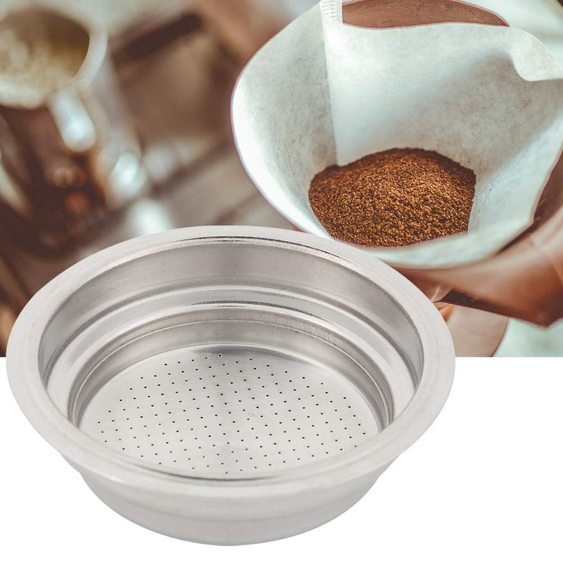 Coffee Filter Basket, 2 Cups 51mm Stainless Steel Strainer Non Pressurized Filter Basket Strainer Reusable Coffee Machine Filter Coffee Accessories - NewNest Australia