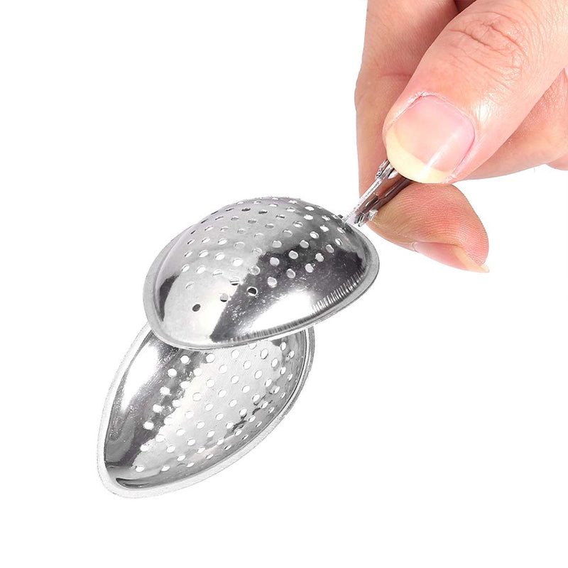 Raguso Stainless Steel Infuser Strainer, Long-Handled Ball Shape Tea Strainer Tea Diffuser Herbal Spice Water-drop Pincher for Loose Leaf Teas Home Restaurant Kitchen Accessory Tool - NewNest Australia