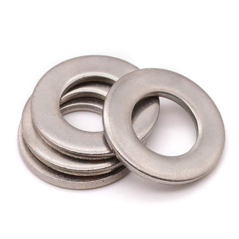 1/2" (13.5mm ID x 27.5mm OD) Stainless Steel Flat Washer 50 Qty, 304 Stainless Steel (18-8) 1/2" (50 Pcs) - NewNest Australia