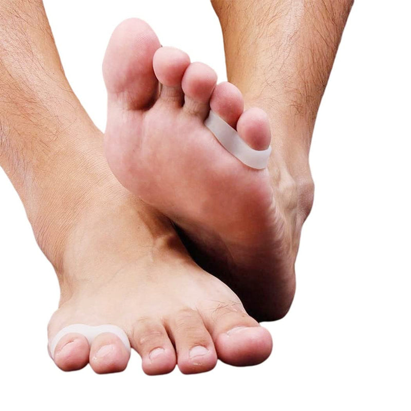 feifanshop 4 x silicone toe separators small toe friction protection toe separator hallux valgus - NewNest Australia