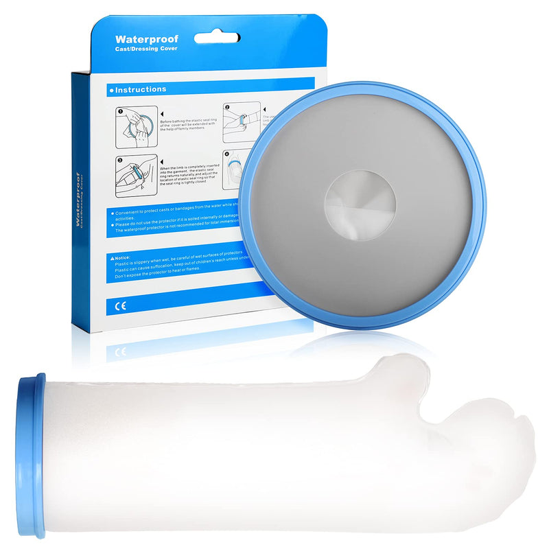 Promifun Kids Waterproof Cast Cover Arm for Shower Bath,Arm Cast Protector to Keep Wounds Dry,Reusable Cast Bag, Cast Sleeve Watertight Seal for Broken Arms, Fingers, Wrists, Hands Kid Full Arm - NewNest Australia