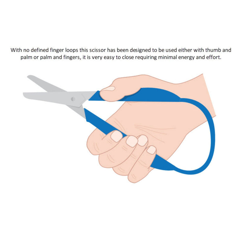 Peta Easi-Grip Left Hand Scissor (45mm rounded blade) Great for children, kids, elderly, disabled scissors for learning to cut. Self Opening, Easy Grip, Non-Fatigue. - NewNest Australia