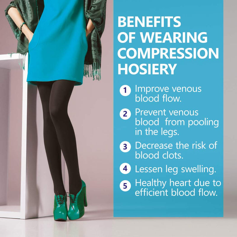 Medical Compression Stockings (23-32 Mmhg, Class 2) For Women And Men, Prevention Of Dvt, Varicose Veins And Spider Veins, Reduces Swelling, Thrombosis, Beige, Small - NewNest Australia