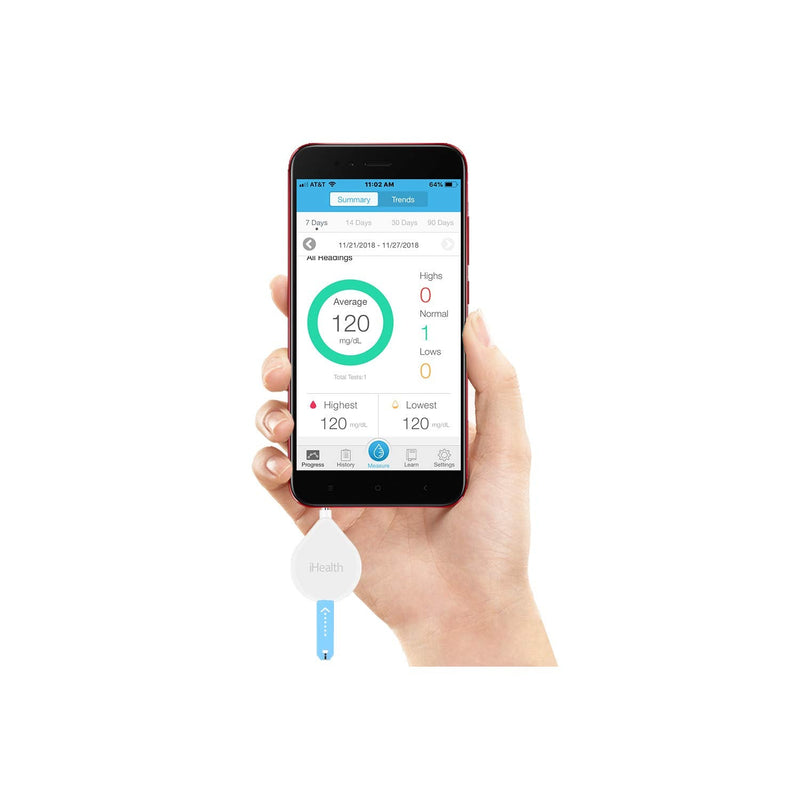 Ihealth Blood Glucose Test Strips (Pack Of 50) Blood Glucose Test, Precision Sugar Measurement For Diabetics, Strips Only Work With Ihealth Blood Glucose Meters - NewNest Australia