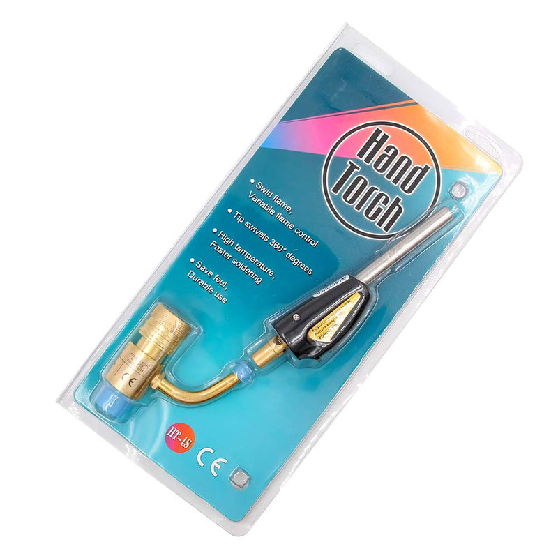 QWORK Turbo Torch Tips, Torch Swirl, MAP-Pro/LP Gas, Self Lighting, Gas Self Ignition Turbo Torch Regulator Brazing Soldering Welding Plumbing Gun Self-Ignition Propane Soldering Torch - NewNest Australia