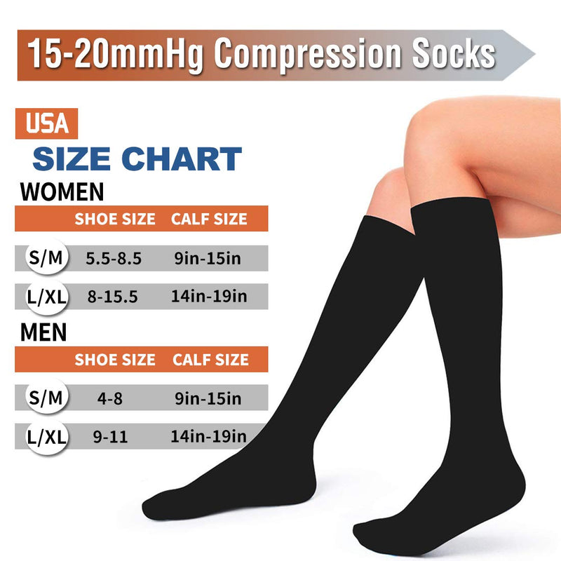 Compression Socks for Women and Men - Best Athletic,Circulation & Recovery¡­ Small-Medium Bq-10-1-1s / M - NewNest Australia