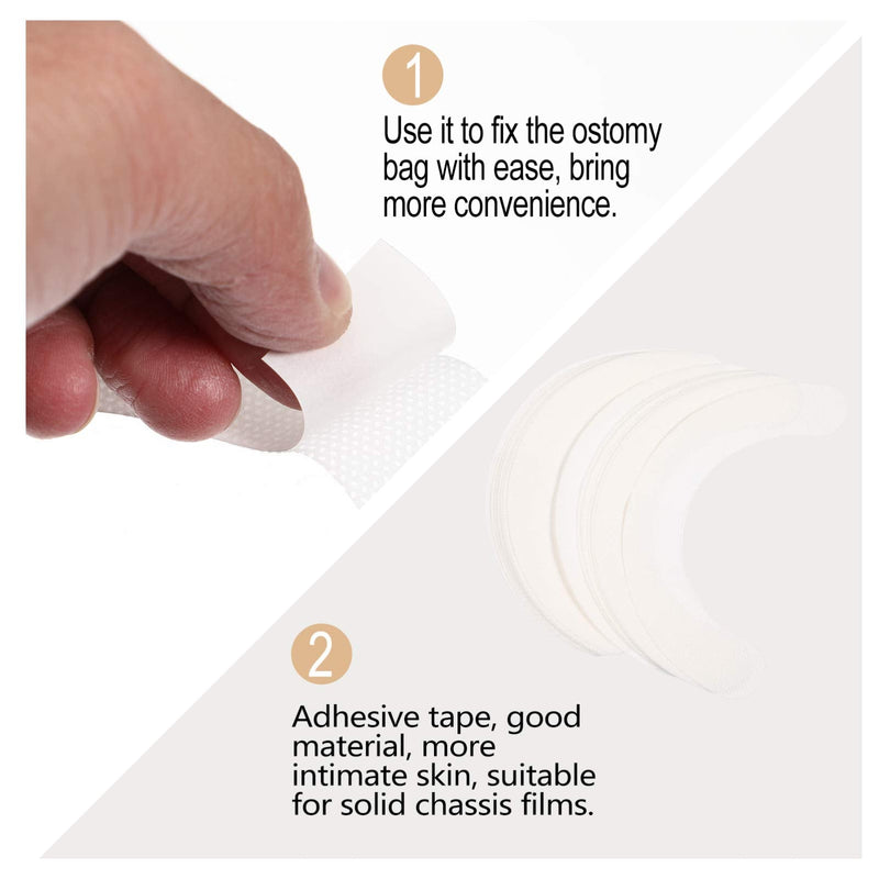 Healifty Pack of 20 Skin Protection Strips Elastic Stoma Protection Tape Waterproof Hydrocolloid Extender Adhesive for Stoma Bag Accessories - NewNest Australia