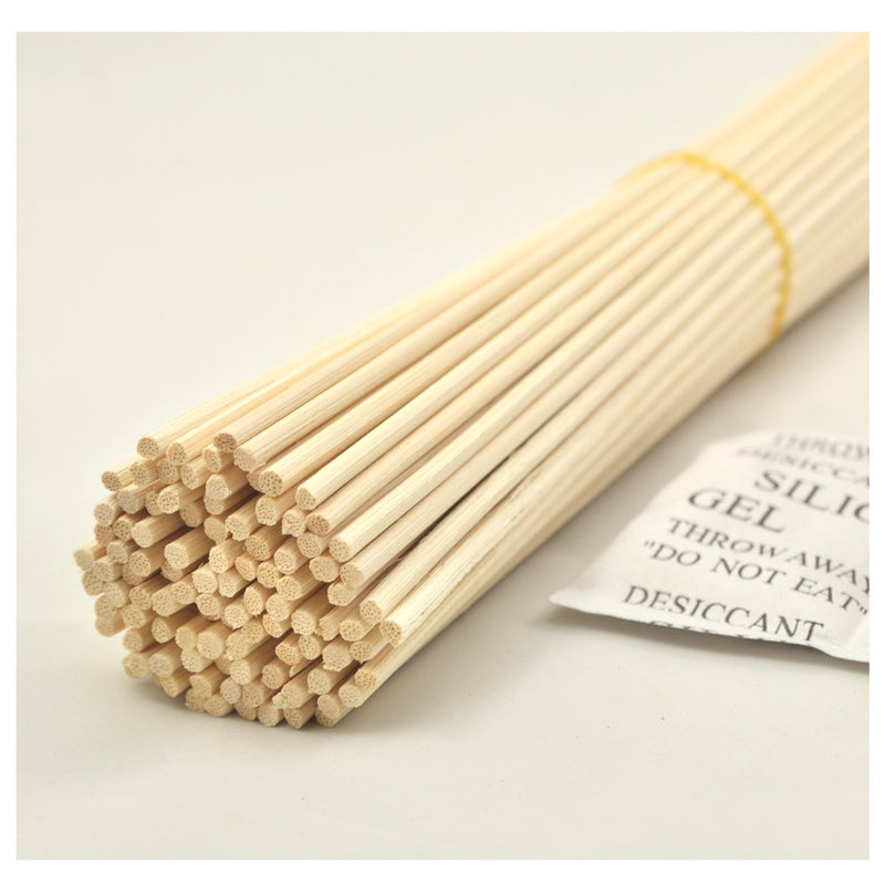 NewNest Australia - Ougual 100 Pieces Natural Rattan Reed Diffuser Replacement Sticks (6.3" x 3mm) 6.3" x 3mm 