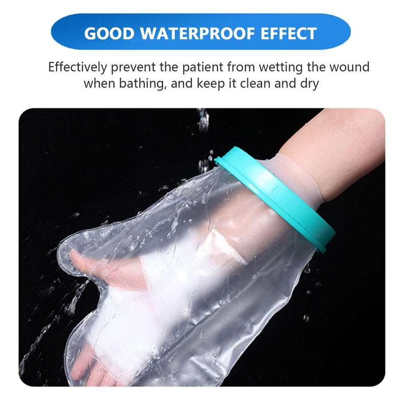 yeloumiss Hand Cast Cover for Shower Adult Reusable Waterproof Protector Shower Bag Cast Bag Watertight Protection for Hand, Fingers, Wrist to Keep Casts and Bandages Dry - NewNest Australia