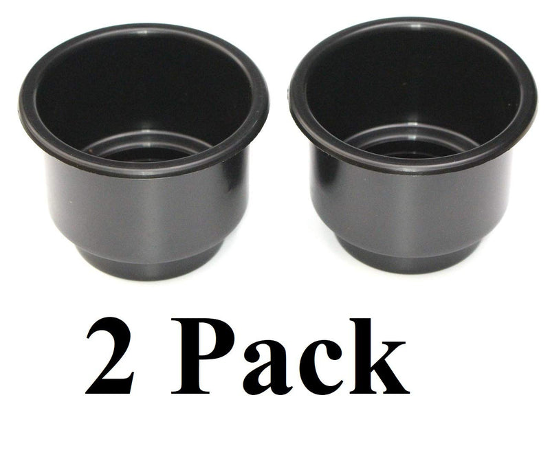 3 5/8 Black Jumbo Cup Boat RV Car Truck Poker Pool Table Sofa Inserts Large Size - 2 Pack (2) - NewNest Australia