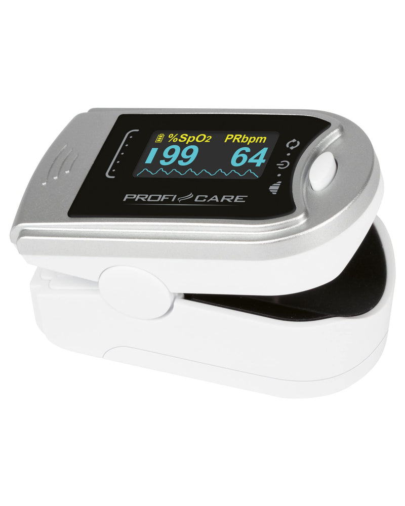 Proficare Pc-Po 3104 Pulse Oximeter For Measuring Pulse And Oxygen Saturation On The Finger, 3-In-1 For Measuring Pulse, Oxygen Saturation And Perfusion Index, Oximeter Finger Clip - NewNest Australia