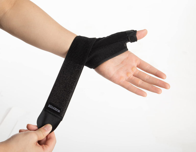 MUSEFITER Compressed Thumb Joint Stabilized Blackberry Thumb, Lightweight and Breathable Trigger Fingers, Pain Relief, Arthritis, Tendonitis, Sprain S/M - NewNest Australia