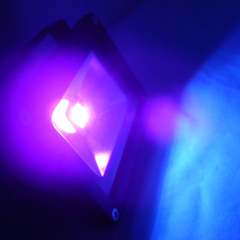 QUANS 110V 10W UV Ultra Violet LED Black Light for Curing Glue, Resin Cure 3D Printer, Blacklight, Fishing Aquarium, Party Supplies, Neon Glow in The Dark, with US Plug 110V 10W Non-Water - NewNest Australia