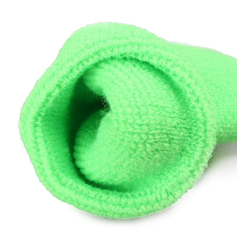Mallofusa 10 Pack Colorful Sports Basketball Football Absorbent Wristband Party Outdoor Activity Light Green - NewNest Australia