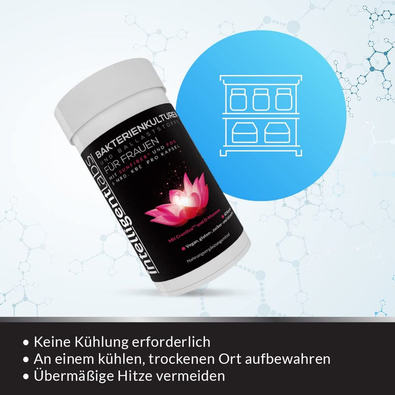 Best Probiotics For Women, Uti Formula With Cranberry Extract, D-Mannose And Prebiotics In One! 6 Billion Cfu Probiotic, One Capsule Per Day, 2 Months Supply Per Tin - NewNest Australia