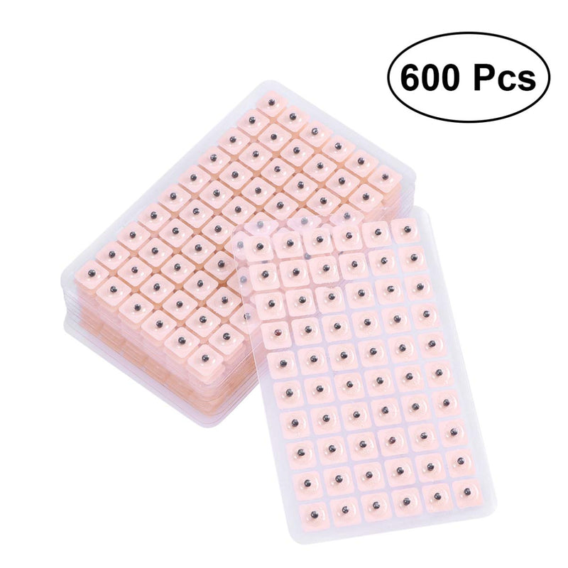Healifty Ear Seeds Acupuncture 600 Counts Disposable Ear Press Seeds Acupuncture Vaccaria Plaster Bean Massage Multi-Condition Ear Seeds Acupressure Kit (10 Sheets) - NewNest Australia