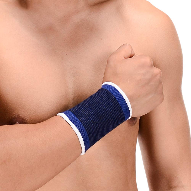 10 PCS Kids Wrist Ankle Brace Knee Elbow Pad Hand Half Palm Protection Gloves Compression Knitted Arthritis Tendonitis Pain Relief Sock Protective Gear Set for Cycling Exercise Gym Football Blue - NewNest Australia