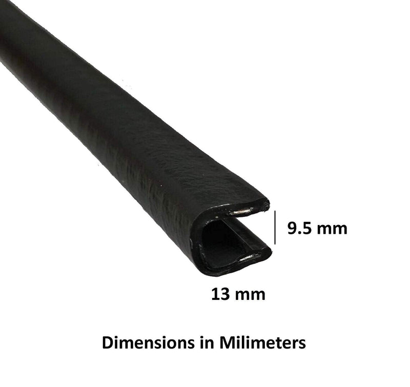 M M SEALS Edge Trim Fits 1/4 inch Edge, Length 5 Feet (1.55 Meter) - NewNest Australia
