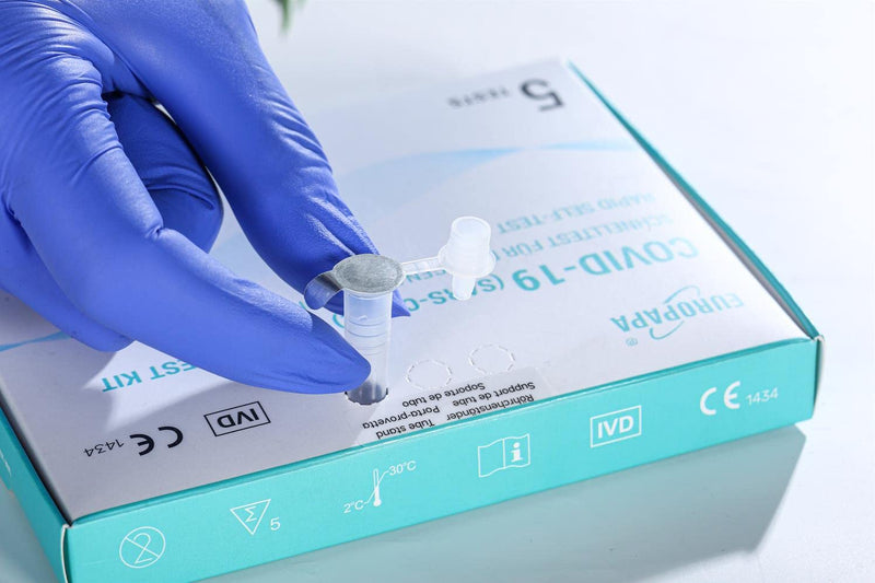 Europapa 5 X Corona Lay Test Self-Test Covid-19 Antigen Test For Sars-Cov-2 Quick Test For Self-Use Test Cassettes Sample Swabs Antigen Extract Individually Packed - NewNest Australia