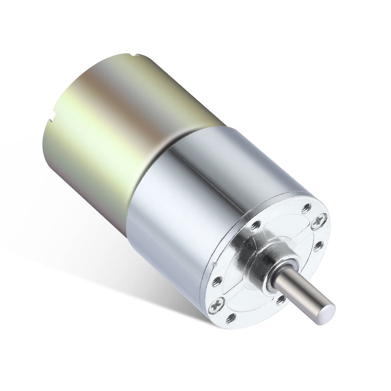 Greartisan DC 12V 10RPM Gear Motor High Torque Electric Micro Speed Reduction Geared Motor Centric Output Shaft 37mm Diameter Gearbox 12 Volt 10 RPM - NewNest Australia