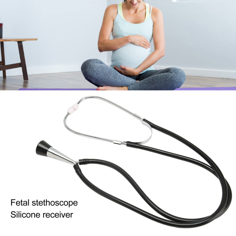 Stethoscope, Fetal Stethoscopes Monitoring Aluminum Alloy Stethoscopes Soft Fetal Heart Stethoscope Black for Pregnant for Doctors, Nurses, Students, Home Outdoor - NewNest Australia