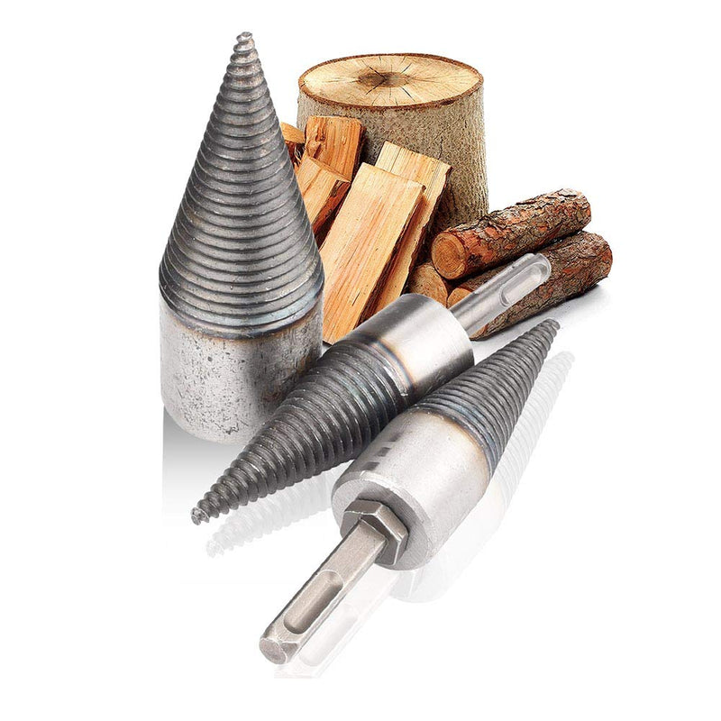 YWNYT Firewood Log Splitter Drill, Wood Splitter Drill Bits,Heavy Duty Drill Screw Cone Driver for Hand Drill Stick (Hex Shank) Hex Shank - NewNest Australia