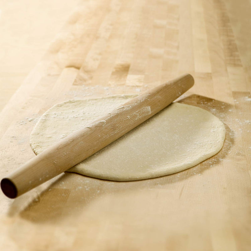 NewNest Australia - French Rolling Pin (17 Inches) –WoodenRoll Pin for Fondant, Pie Crust, Cookie, Pastry, Dough –Tapered Design & Smooth Construction - Essential Kitchen Utensil 