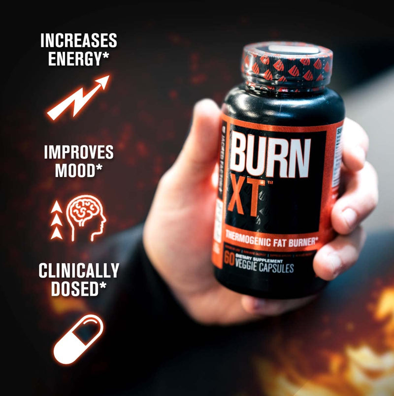 Burn-XT Thermogenic Fat Burner - Weight Loss Supplement, Appetite Suppressant, & Energy Booster - Premium Fat Burning Acetyl L-Carnitine, Green Tea Extract, & More - 60 Natural Veggie Diet Pills 60 Count (Pack of 1) - NewNest Australia