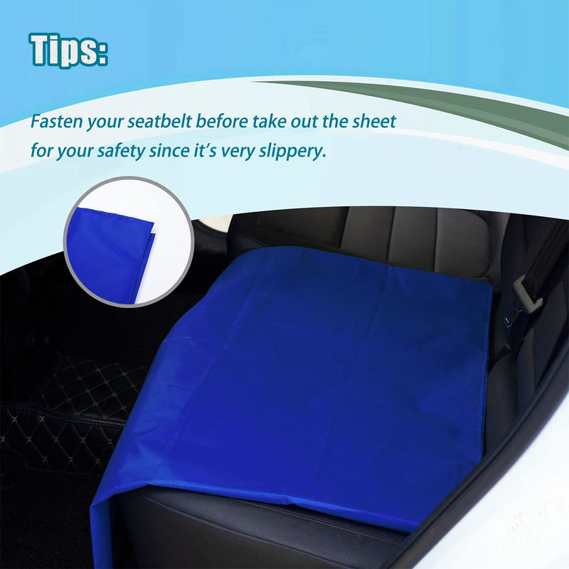 Slide Sheets for Moving Patients on Bed, Hospitals and Home Care Use, Transfer Hospital Bed Sheets Repositioning Aid for Cars, Wheelchairs. (35.4inch X 26.8inch (90CM*68CM)) 90CM*68CM - NewNest Australia