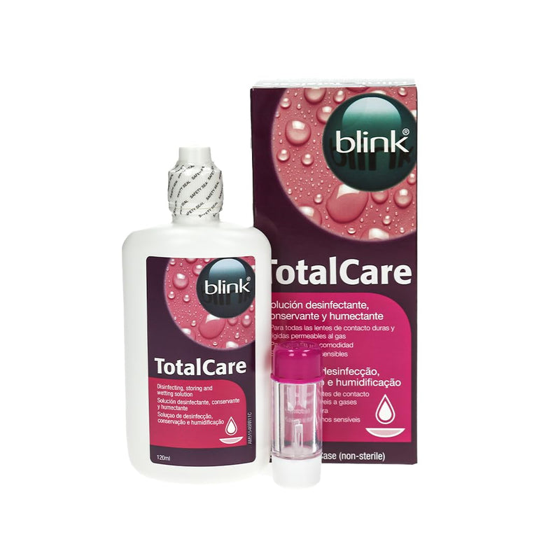 Total Care Contact Lens Solution: Disinfection, Retention, Moisture Solution 120ml - NewNest Australia