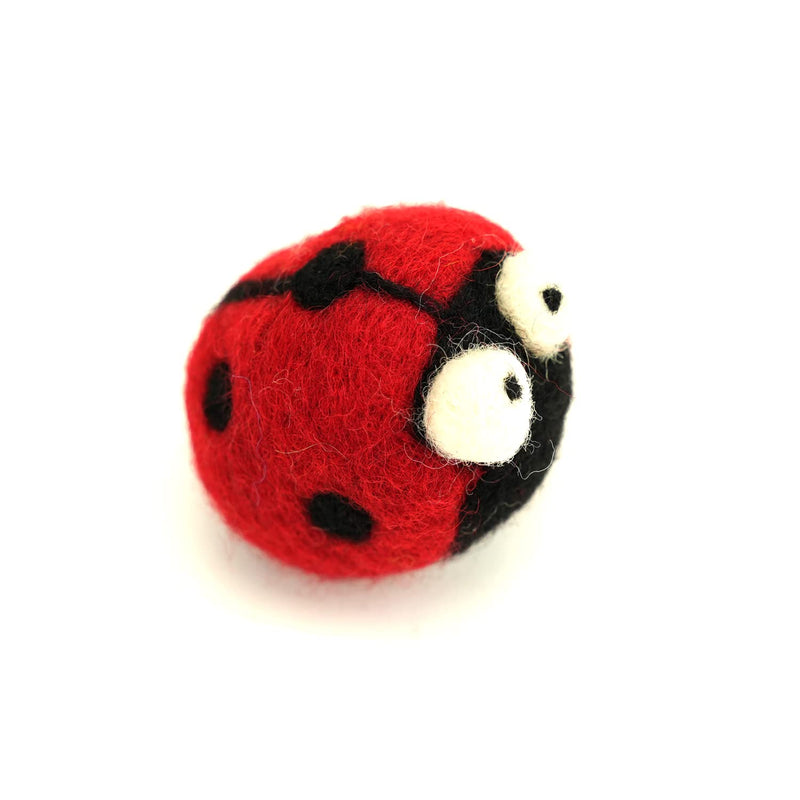 Woolbuddy Needle Felting Kit Beginner, Bee and Lady Bug, Wool Felting Kit for Adults, Includes 2 Felting Needles and Photo Instructions, DIY Needle Felting Kit for Arts and Crafts Bee and Ladybug - NewNest Australia