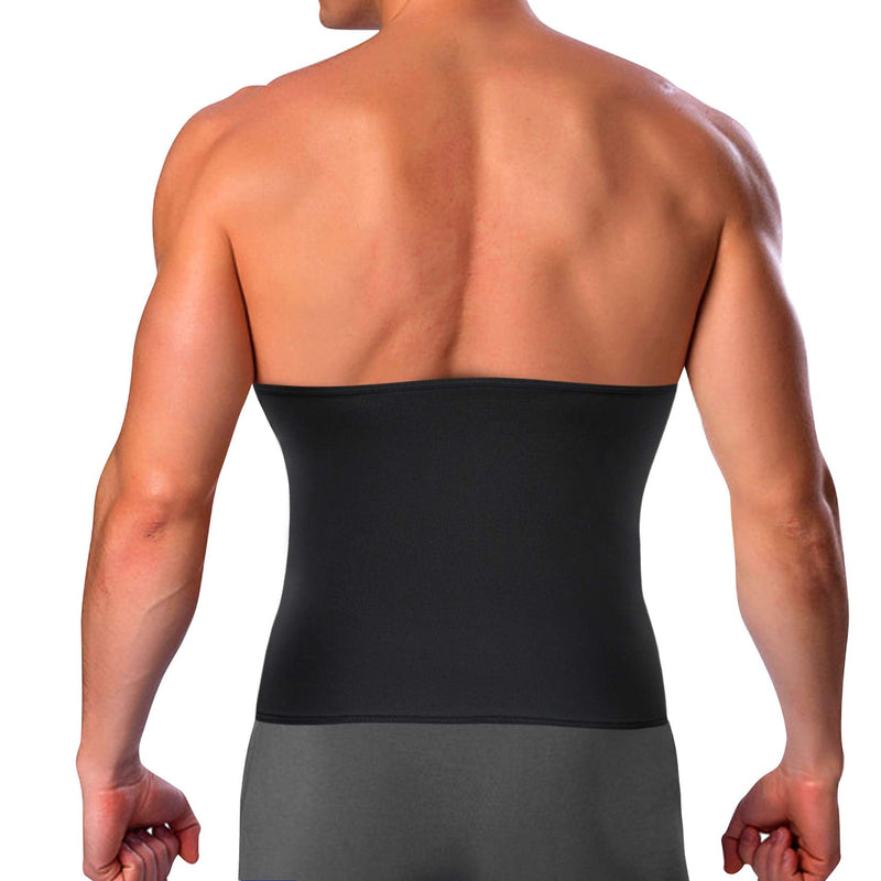 LODAY Waist Trimmer for Men Weight Loss,Stomach Trainer Sweat Workout Shaper,Neoprene-Free Slimming Sauna Belt Black Medium - NewNest Australia