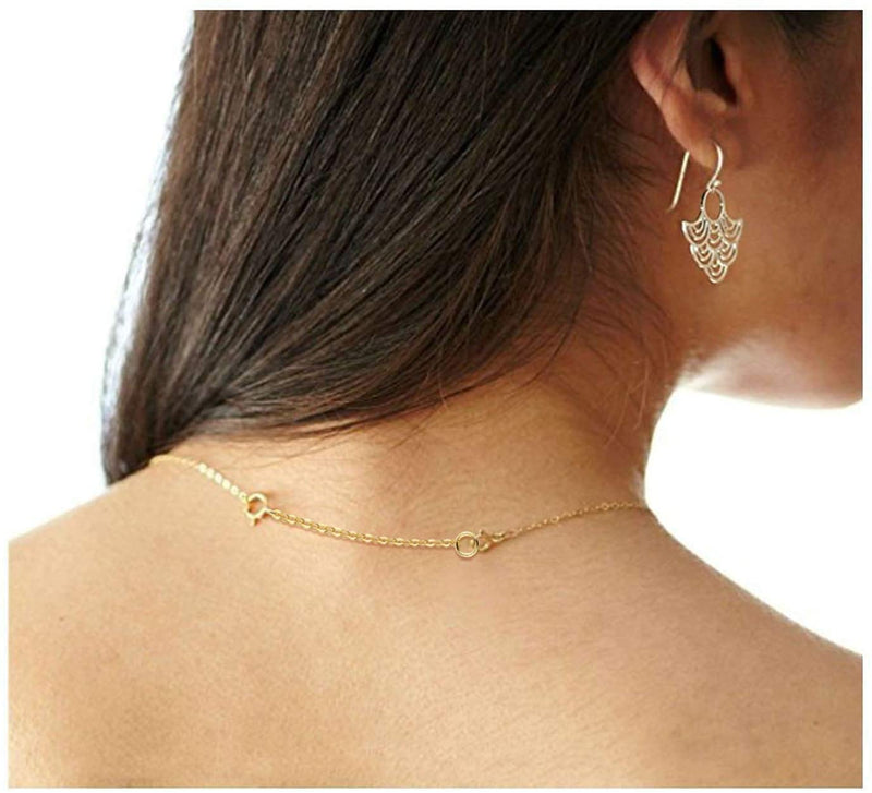14K Gold Necklace Extender 925 Sterling Silver Chain Extension Necklace Bracelet Anklet Extender for Jewelry Making（1 2 3 inch） A-14K Gold - NewNest Australia
