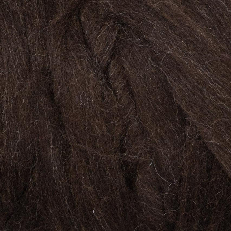 Kondoos Natural Wool Bulk roving, 1 lb. Best Wool for Spinning, arm Knitting, Felting, Chunky Blankets and Tapestry. Natural Colors, un-Dyed. (Dark Chocolate, 1 lb) Dark Chocolate - NewNest Australia