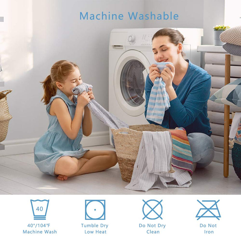 Beedsooth Washable Premium Incontinence Bed Pad for Adults or Children with Bed wetting Super Absorbent Bed Protection Draw Sheets Blue - 70×90cm - NewNest Australia