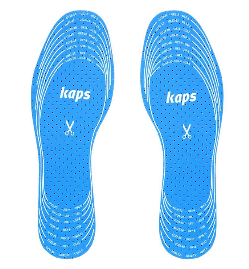Cut to Fit Cut to Size Adjustable Soft Hygienic Kids Shoe Insoles Latex Foam Swiss Antibacterial Tehchnology by Sanitized, Shoe Pads Excelent Air Circulation Kaps Actifresh Made in Europe - NewNest Australia