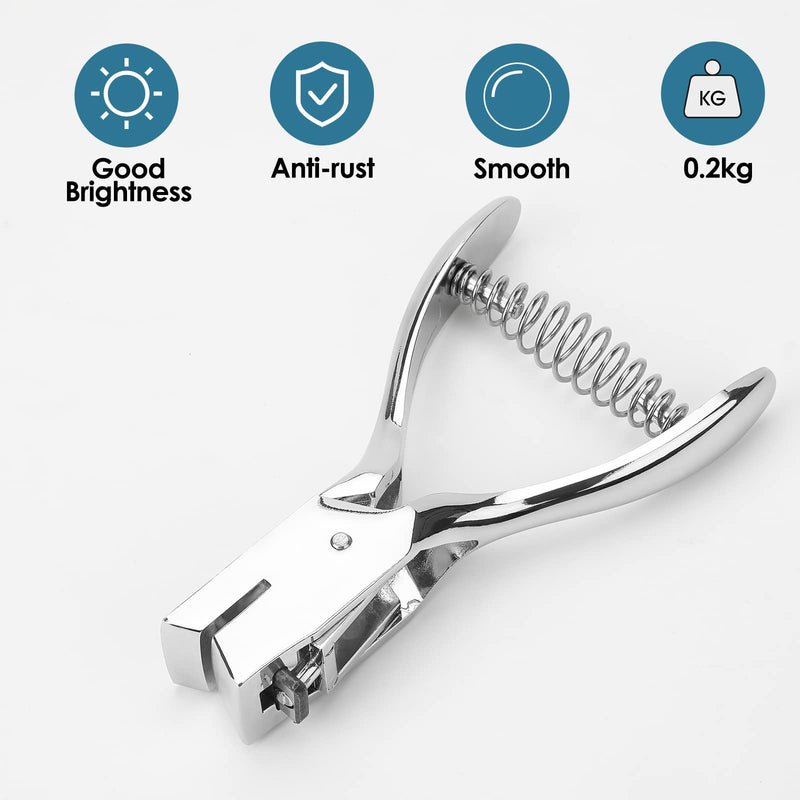 MROCO Hole Punch Slot Punch Badge Hole Punch for ID Cards,Hand Held,No Burrs Holes,One Slot Hole Puncher for ID Badges Hole Punch for Badge,Metal Hole Punch for ID Cards,Badge Holes,15mm x 3mm Hole - NewNest Australia