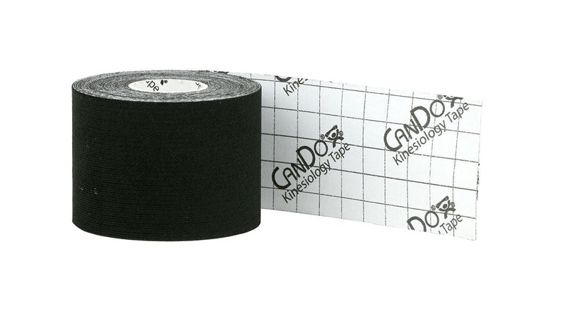 CanDo Kinesiology Tape, 2" x 16.5 ft, Black, 1 Roll - NewNest Australia